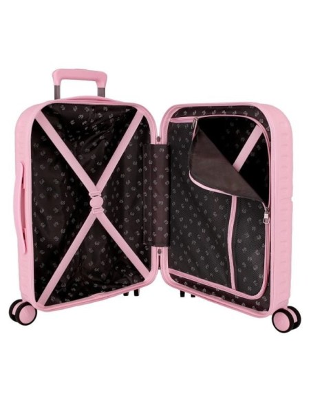 MALETA CABINA PEPE JEANS HIGHLIGHT ROSA CLARO