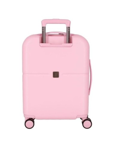 MALETA CABINA PEPE JEANS HIGHLIGHT ROSA CLARO