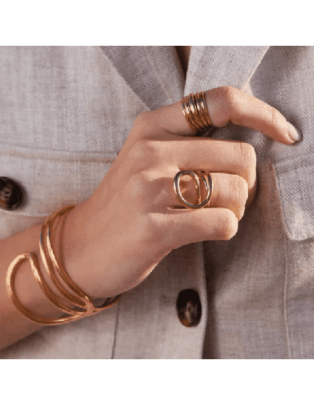 Anillo Abuja Anartxy Dorado