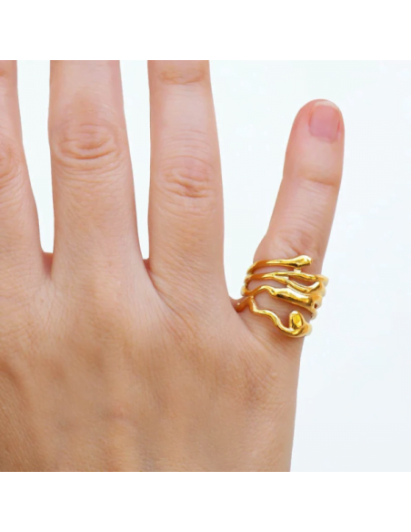 Anillo Felicity Anartxy Dorado