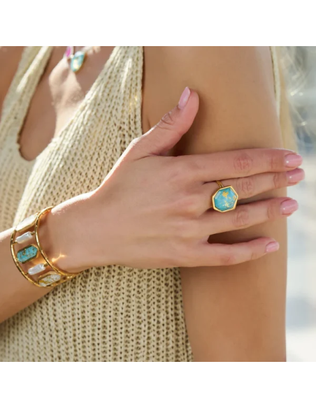 Anillo Anartxy Dalia Verde