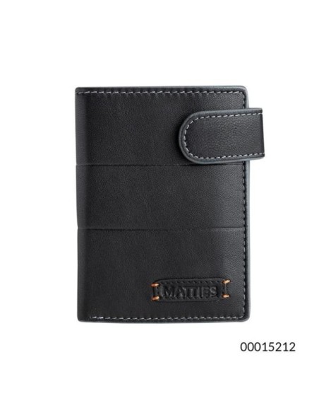Billetero Mapra-Leather Matties Salva Negro