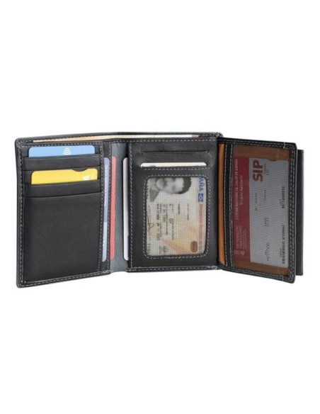 Billetero Mapra-Leather Matties Salva Negro