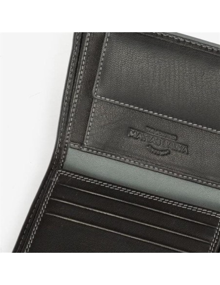 Billetero Mapra-Leather Matties Salva Negro