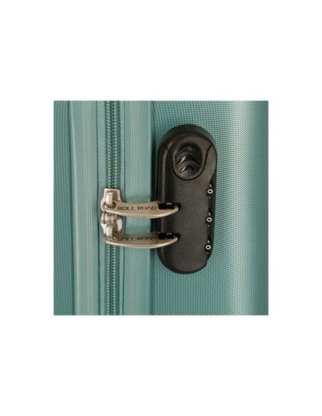 Maleta Cabina Roll Road India Expandible Turquesa