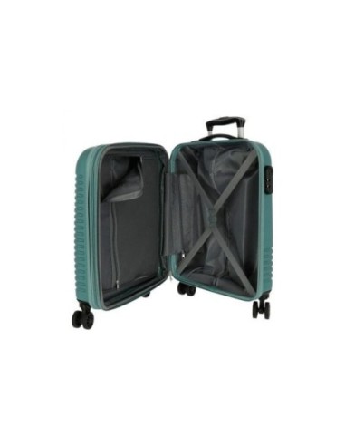 Maleta Cabina Roll Road India Expandible Turquesa