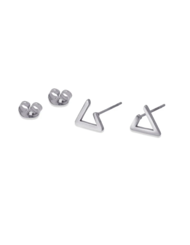 Pendientes Anartxy Accra Plateado