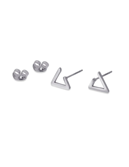 Pendientes Anartxy Accra Plateado