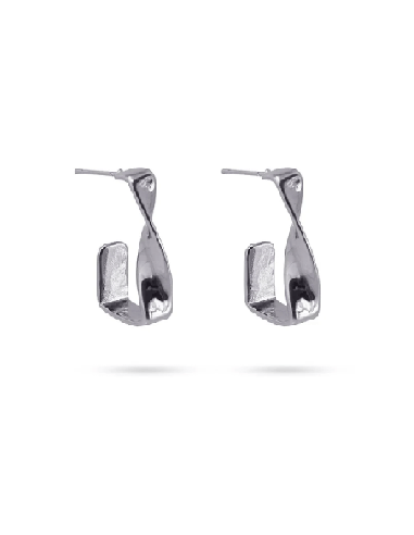 Aros Cadence anartxy plateado