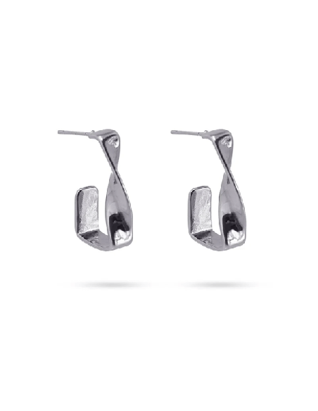 Aros Cadence anartxy plateado