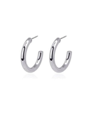 Aros Anartxy pequeños plateados