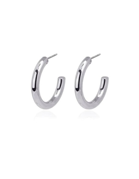 Aros Anartxy pequeños plateados