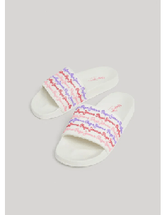 CHANCLAS  pepe jeans SLIDER LOGO MULTICOLOR