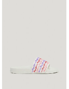 CHANCLAS  pepe jeans SLIDER LOGO MULTICOLOR 2