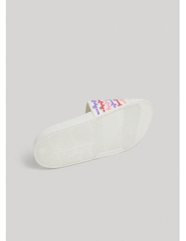 CHANCLAS  pepe jeans SLIDER LOGO MULTICOLOR