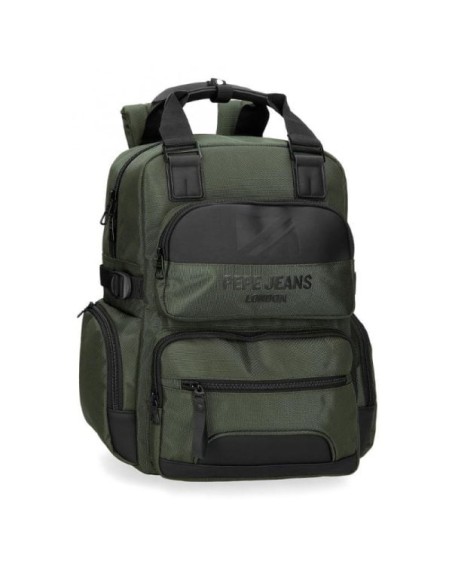 Mochila Portaordenador Pepe Jeans Bromley Caqui