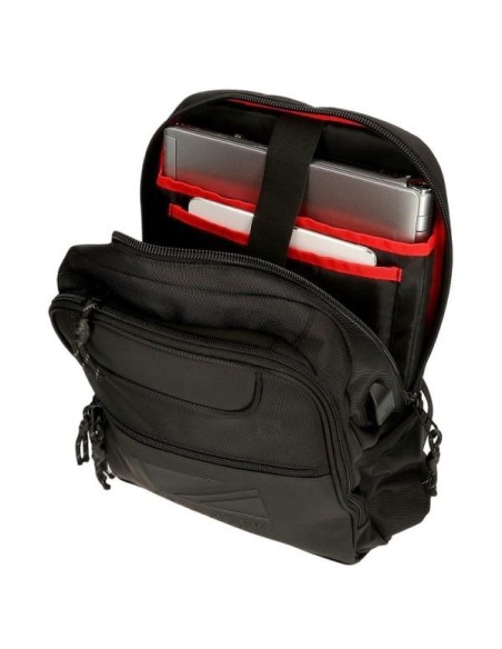Mochila Portaordenador y Tablet Pepe Jeans Bromley Negro