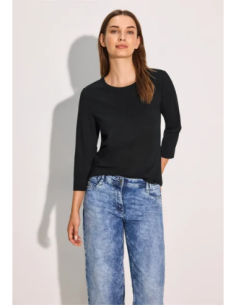 Camiseta Cecil Lisa Negra