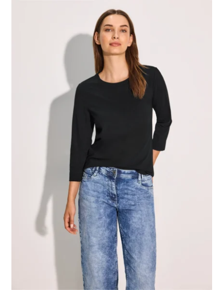 Camiseta Cecil Lisa Negra