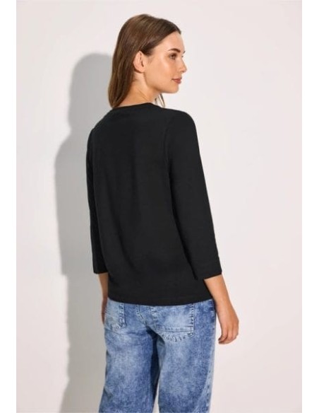 Camiseta Cecil Lisa Negra