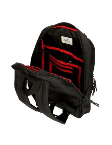Mochila Portaordenador y Tablet Pepe Jeans Bromley Negro