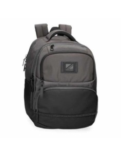 Mochila Portaordenador Pepe Jeans 2 Compartimentos Stratford Gris