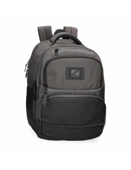 Mochila Portaordenador Pepe Jeans 2 Compartimentos Stratford Gris