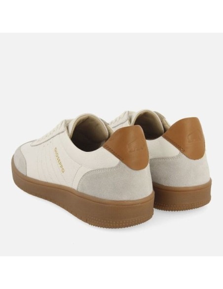 SNEAKERS GIOSEPPO TIPO BAMBAS PIEL HERMON BLANCAS