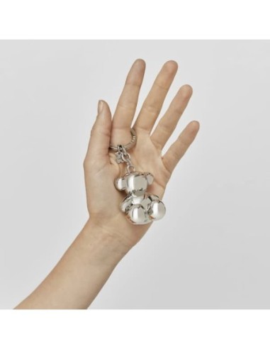 Llavero Tous Oso Plateado Metal Bold Bear