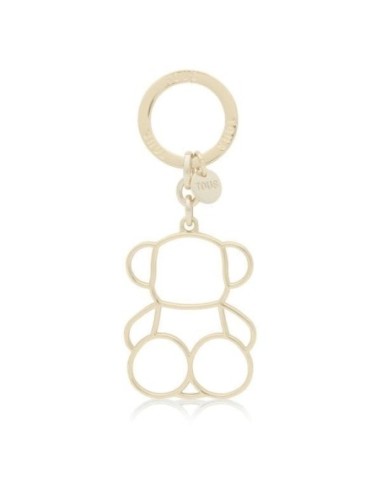 Llavero Silhouette Tous Dorado Bold Bear