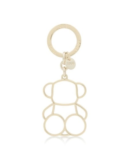Llavero Silhouette Tous Dorado Bold Bear