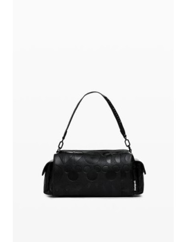 Bolso De Mano Desigual Mickey Mouse Negro