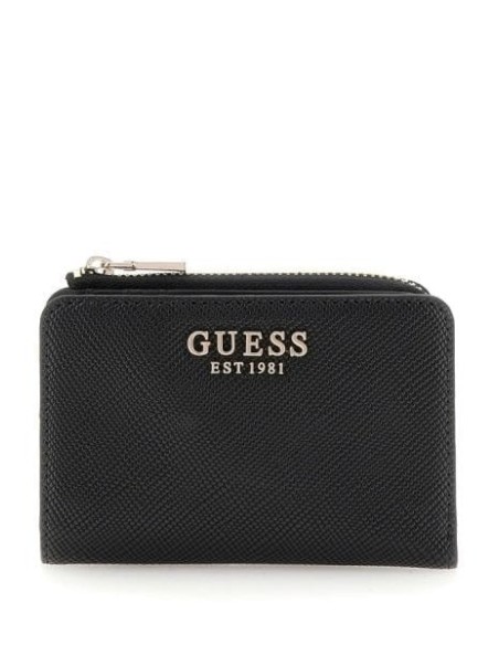 Monedero tarjetero Guess Laurel Negro
