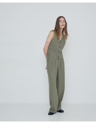 Chaleco Sastre Yerse Botones Verde