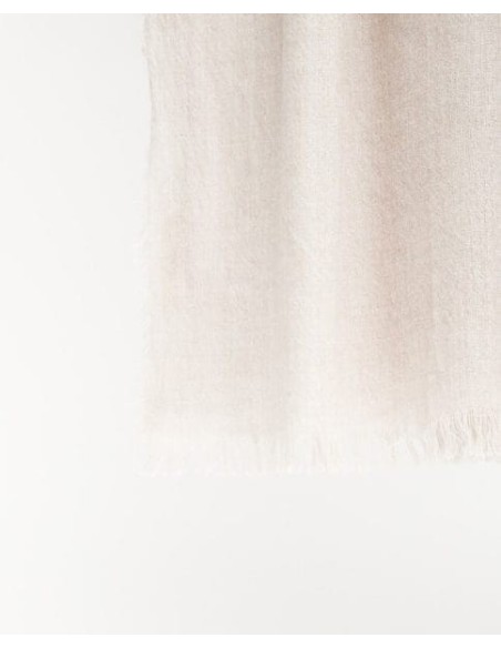 Fular Yerse Con Lana Beige