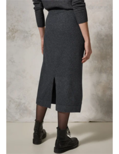 Falda midi Cecil punto Gris 2