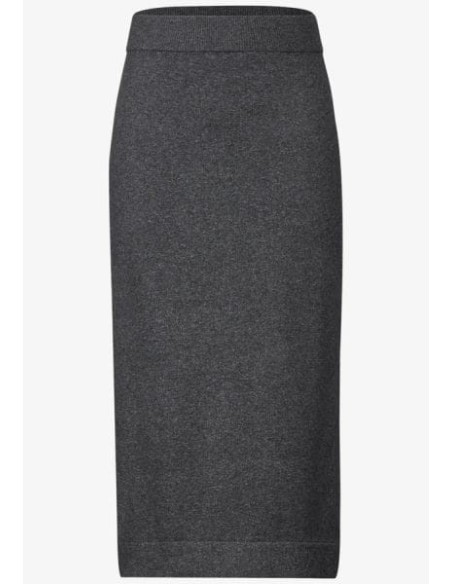 Falda midi Cecil punto Gris