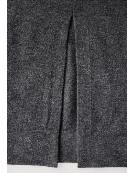 Falda midi Cecil punto Gris