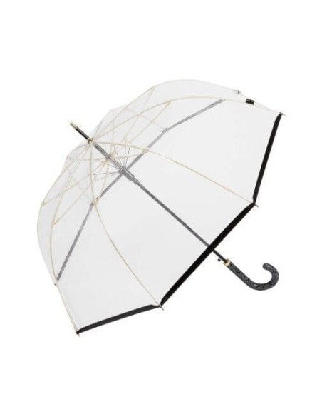 Paraguas Pierre Cardin Transparente Negro