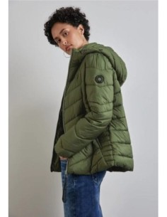 Chaqueta corta Street One Acolchada Verde