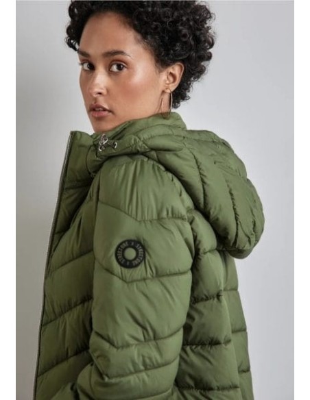 Chaqueta corta Street One Acolchada Verde