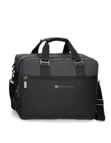 Cartera portaordenador negro Jarvis Pepe Jeans