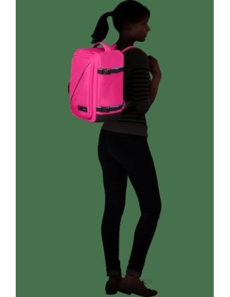 Mochila Cabina American Tourister Take2cabinS Raspberry Sorbet