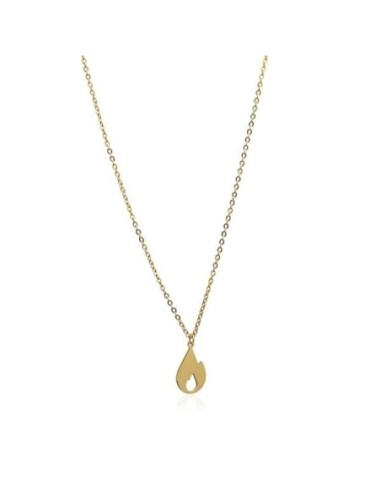 Collar Anartxy Llama Dorado