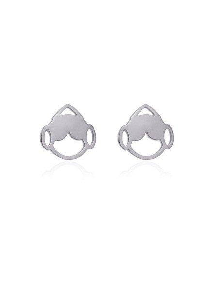 Pendiente Anartxy Fallera Plateado