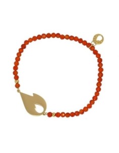Pulsera Anartxy Llama Cristales Rojo