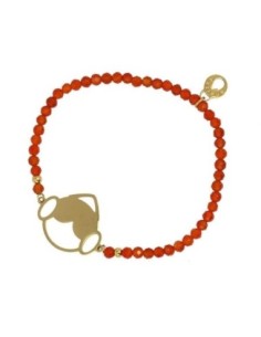 Pulsera Anartxy Fallera Cristales Rojo
