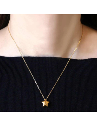 Collar Anartxy Estrella Dorado