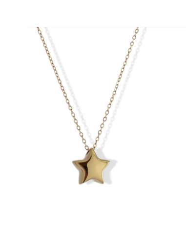 Collar Anartxy Estrella Dorado