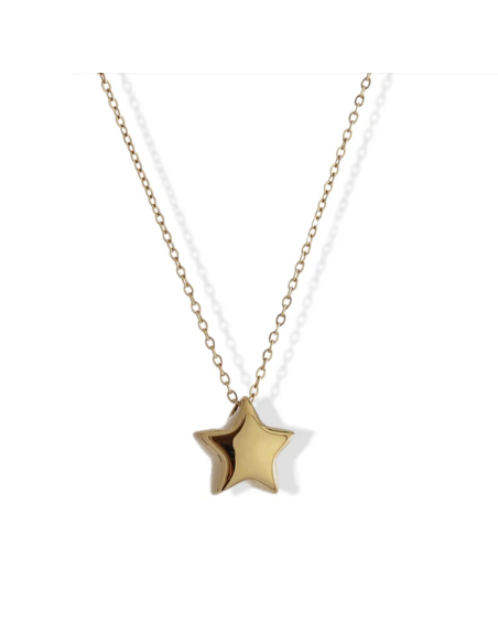 Collar Anartxy Estrella Dorado